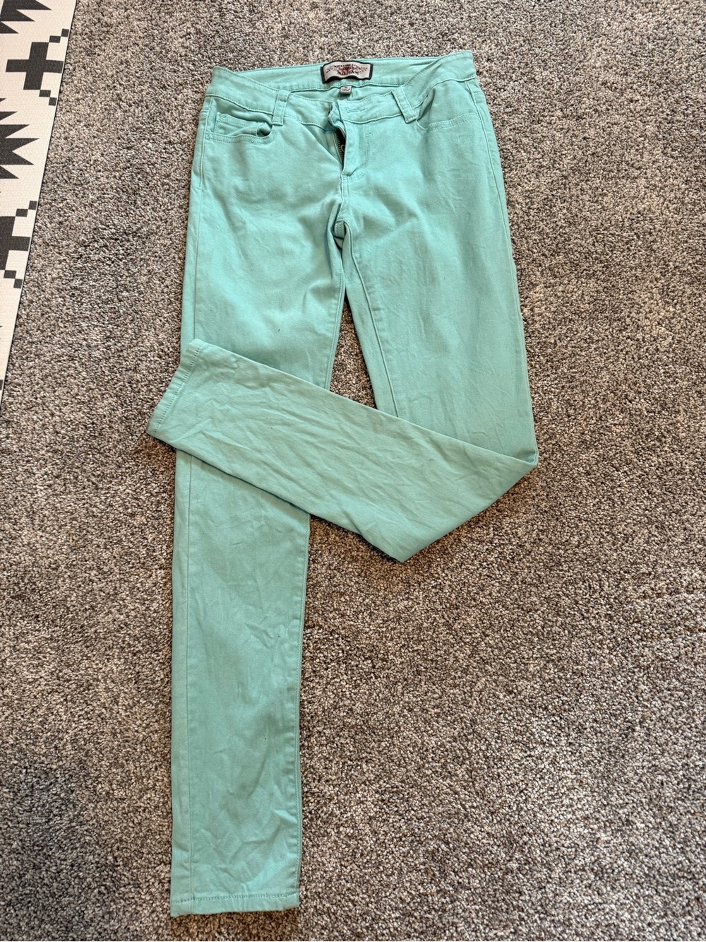 Mint Green Skinny Jeans by American Style